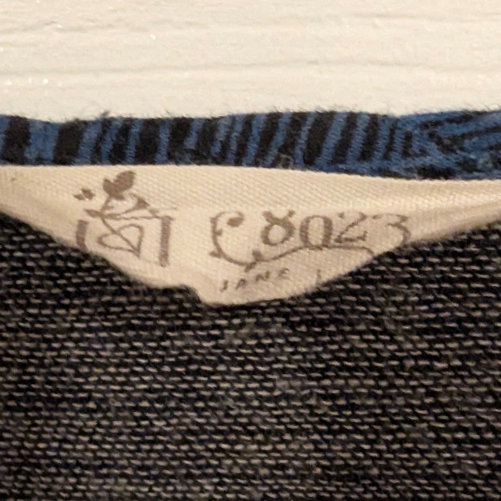 Jane 8023 Textured Patchwork Dress Asymmetric Nec… - image 3